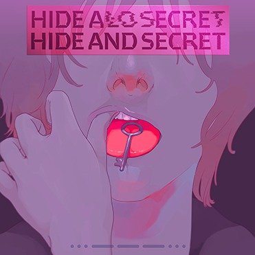 メジャーデビューシングル『HIDE AND SECRET』ジャケット