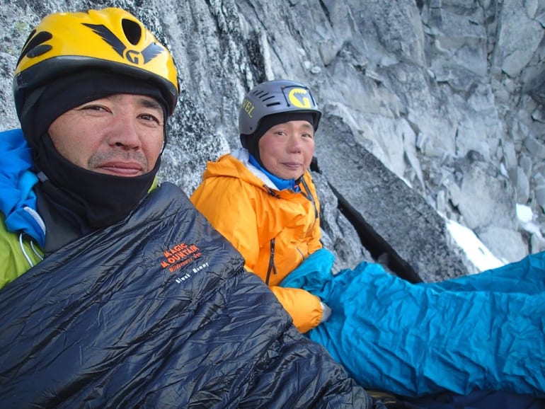 山野井と妻の妙子。二人はパートナーとして、数々の登攀に挑戦している